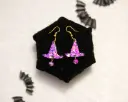 Boucles d'oreilles Chapeau de sorcière