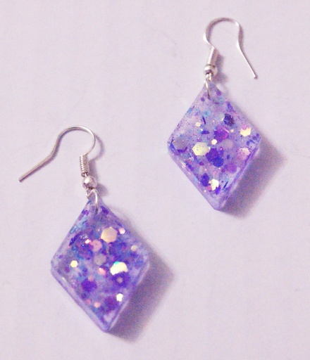 Boucles d'oreilles Losange
