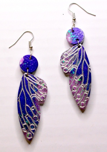 Boucles d'oreilles Aile de papillon