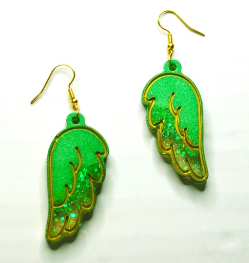 Boucles d'oreilles Aile d'ange