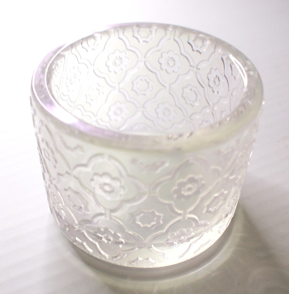 Pot arabesque cylindrique en époxy